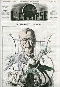 Jean-Pons-Guillaume Viennet (1777-1868), poète, dramaturge et homme politique français - Andre Gill