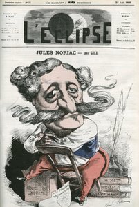 Jules Noriac (1827-1882), écrivain, critique et journaliste français - Andre Gill