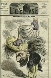 Léon Gambetta (1838-1882), homme politique français. Couverture dans L