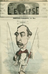 Lucien Anatole Prevost-Paradol (1829-1870), critique littéraire français. Couverture dans "L