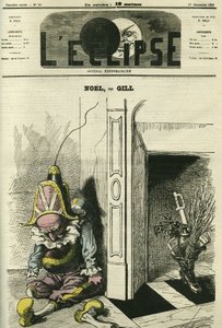 Noël par Gill. Couverture dans « L
