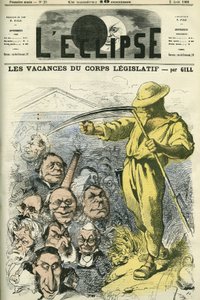 En vacances du Corps législatif, les députés de l