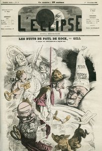 Paul de Kock (1793-1871) écrivain populaire français. Couverture dans « L