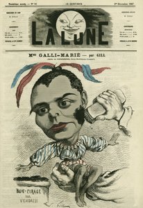 Portrait de Célestine Galli-Marié (Galli Marie) (1840-1905), chanteuse française pour l