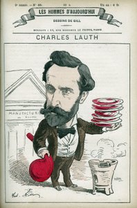 Portrait de Charles Lauth (1836-1913), chimiste français, il fut directeur de l