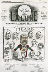 Portrait des journalistes du « Figaro Quotidien » - Andre Gill