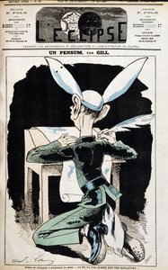 Écolier avec bonnet d