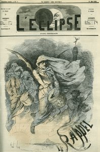 Le Rappel, illustration de la chanson de Paul Mahalin (1838-1899). Couverture dans « L