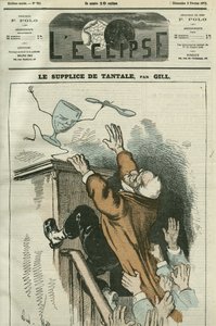 Le Tourment de Tantale, caricature d