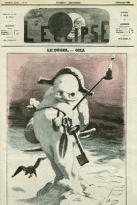 Le dégel, évocation de la situation politique du gouvernement de Napoléon III, « La France veut plus de liberté ». Couverture dans « L