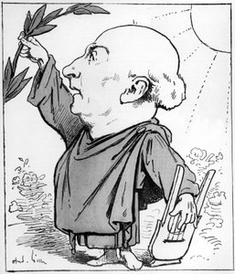 Théodore de Banville (1823-1891) écrivain français - Andre Gill