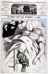 Caricature de Victoria dans « La Belle au bois dormant » - par Gill, dans « L