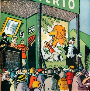 Illustration par André Hellé des Fables de La Fontaine, 1922, 1929