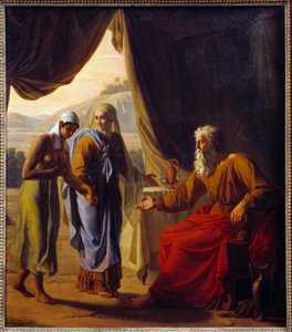 Sarah présente Agar à Abraham - Andre Jacques Victor Orsel