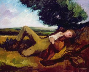 Le repos du chasseur ou Le chasseur endormi, 1929