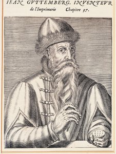Portrait de Johann Gutenberg (Mayence, vers 1394-1399-Mayence) - Andre Thevet