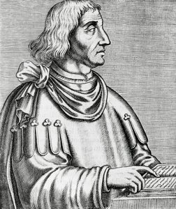 Portrait de Philippes de Commines (vers 1445-vers 1512), historien et diplomate, gravure de Les Vrais pourtraits et Vies des Hommes illustres