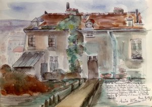 Paris, Maison 12 Rue Cortot