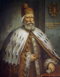 Portrait du Doge Sebastiano Venier - Andrea (c.1542 c.1617) Michieli