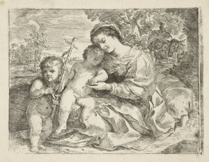 Sainte Famille avec le jeune Jean-Baptiste