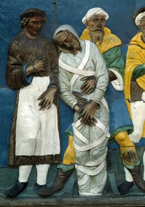 Enterrement des morts (détail) - Andrea Della Robbia