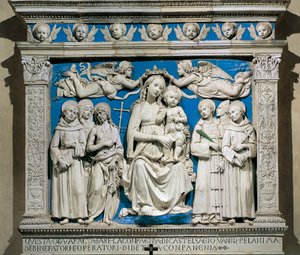 Madone et Enfant avec Saints, Chapelle Médicis, Église de Santa Croce, Florence, Italie