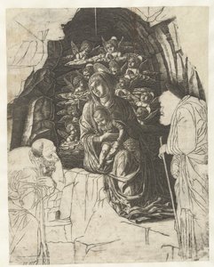 Marie avec enfant entourée d