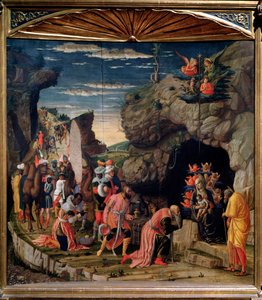 Adoration des Mages - Panneau central, vers 1462 - Andrea Mantegna