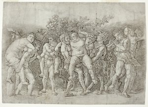 Bacchanale avec Silène - Andrea Mantegna