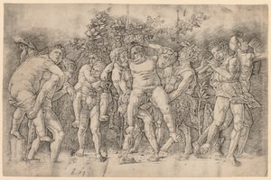 Bacchanale avec Silène - Andrea Mantegna