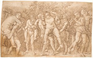 Bacchanale avec Silène - Andrea Mantegna