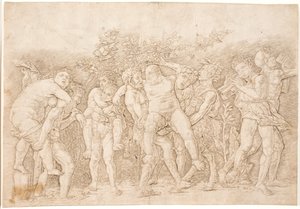 Bacchanale avec Silène - Andrea Mantegna