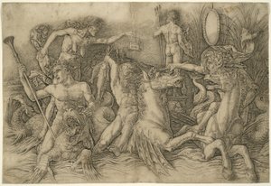 Bataille des dieux de la mer, moitié gauche d