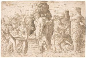 La mise au tombeau - Andrea Mantegna