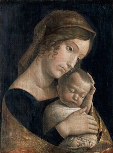 Madonna et enfant endormi - Andrea Mantegna