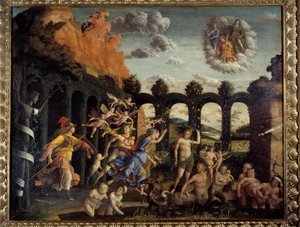 Minerve chassant les vices du jardin de la vertu - Andrea Mantegna