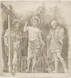 Christ ressuscité entre les saints André et Longin