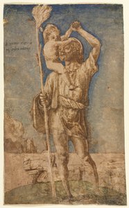 Saint Christophe, vers 1500 - Andrea Mantegna