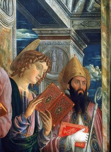 Autel de San Zeno. Détail du côté gauche. Représentant Jean l