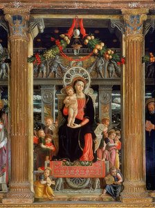 Autel de San Zeno. Panneau central - Andrea Mantegna