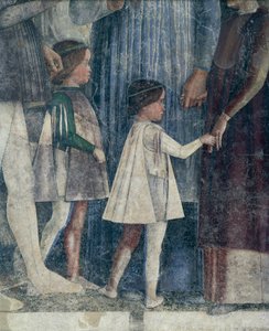 Sigismond et François II Gonzaga, détail du Mur de la Rencontre par Andrea Mantegna, Château de San Giorgio, Chambre des Époux ou Camera Picta, Mantoue - Andrea Mantegna