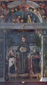 Saint Bernardin de Sienne avec des Anges - Andrea Mantegna