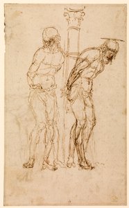 Études pour le Christ à la colonne (recto), c.1460-65