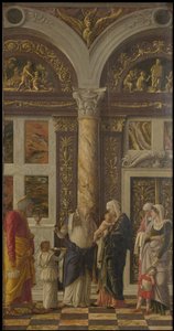 La Circoncision Trittico degli uffizi, panneau droit, ca 1463-1464 - Andrea Mantegna