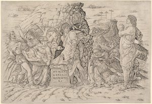 La Mise au tombeau - Andrea Mantegna