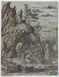 La mise au tombeau - Andrea Mantegna