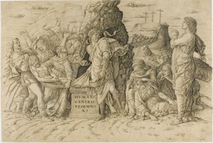 La Mise au tombeau - Andrea Mantegna