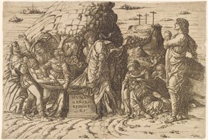 La Mise au Tombeau - Andrea Mantegna