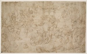 Le martyre des dix mille chrétiens - Andrea Mantegna