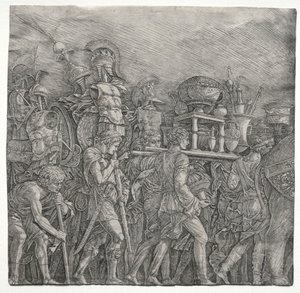 Les Triomphes de César : Les Porteurs de Corselet, vers 1495 - Andrea Mantegna